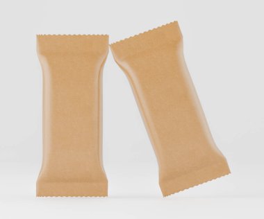 Gri arkaplanda Çubuk Paketleme rengi