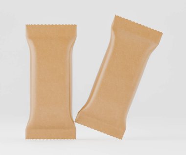 Gri arkaplanda Çubuk Paketleme rengi