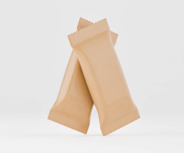 Gri arkaplanda Çubuk Paketleme rengi