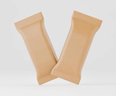 Gri arkaplanda Çubuk Paketleme rengi