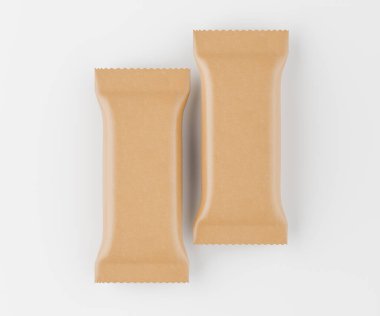 Gri arkaplanda Çubuk Paketleme rengi