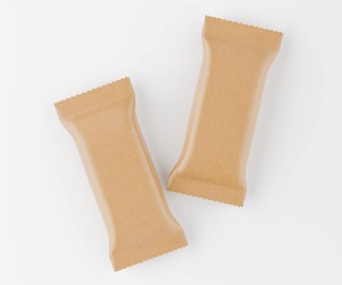 Gri arkaplanda Çubuk Paketleme rengi