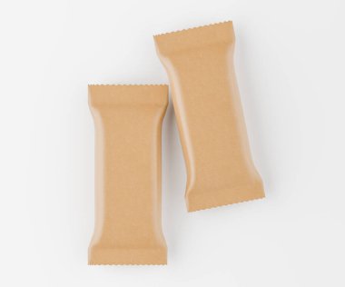 Gri arkaplanda Çubuk Paketleme rengi