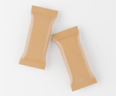 Gri arkaplanda Çubuk Paketleme rengi