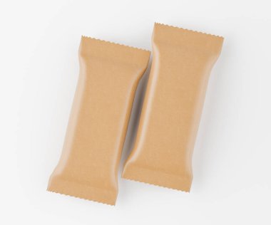 Gri arkaplanda Çubuk Paketleme rengi