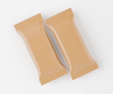 Gri arkaplanda Çubuk Paketleme rengi