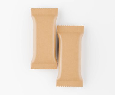 Gri arkaplanda Çubuk Paketleme rengi