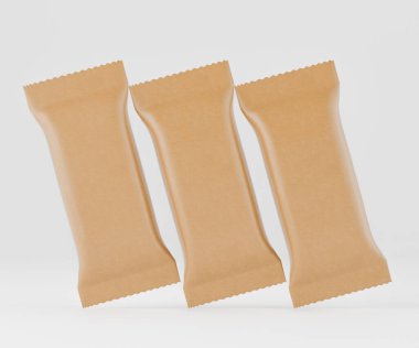 Gri arkaplanda Çubuk Paketleme rengi