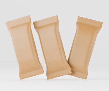 Gri arkaplanda Çubuk Paketleme rengi