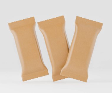 Gri arkaplanda Çubuk Paketleme rengi