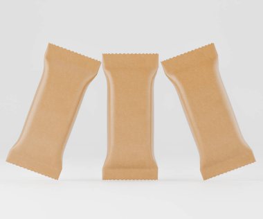 Gri arkaplanda Çubuk Paketleme rengi