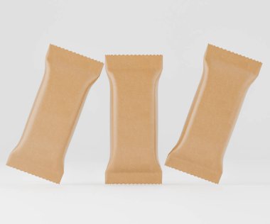 Gri arkaplanda Çubuk Paketleme rengi