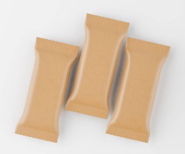 Gri arkaplanda Çubuk Paketleme rengi
