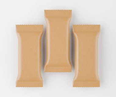 Gri arkaplanda Çubuk Paketleme rengi