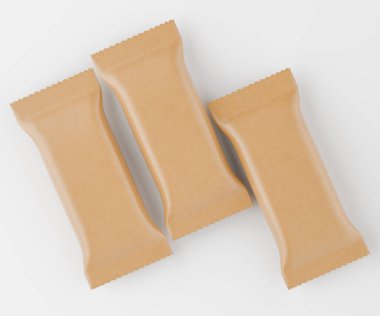 Gri arkaplanda Çubuk Paketleme rengi