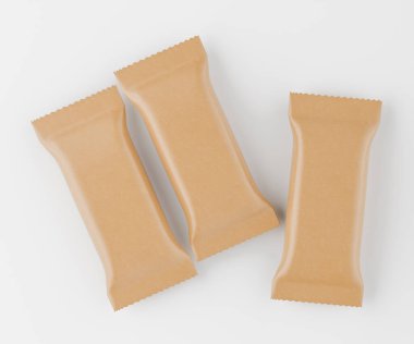 Gri arkaplanda Çubuk Paketleme rengi