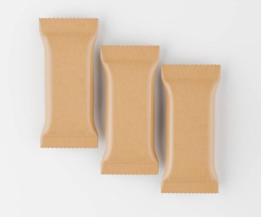 Gri arkaplanda Çubuk Paketleme rengi