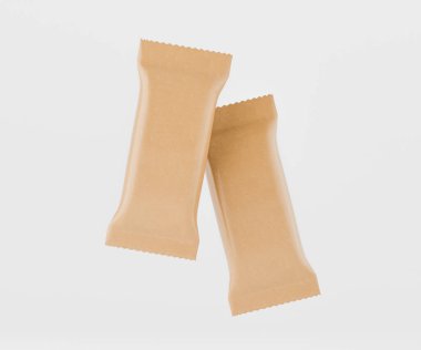 Gri arkaplanda Çubuk Paketleme rengi