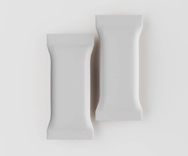 Çubuk ambalaj beyazı izole edilmiş arkaplan