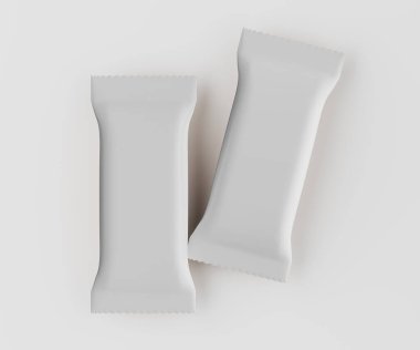 Çubuk ambalaj beyazı izole edilmiş arkaplan