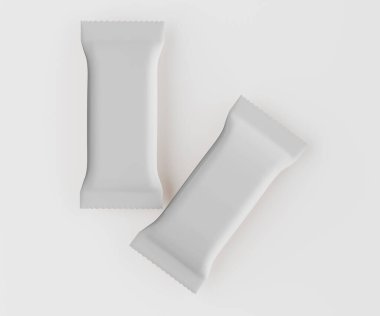 Çubuk ambalaj beyazı izole edilmiş arkaplan