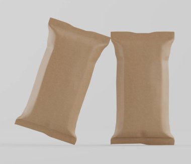 Gri arkaplanda izole edilmiş çikolata rengi, 33 renkte resimleme