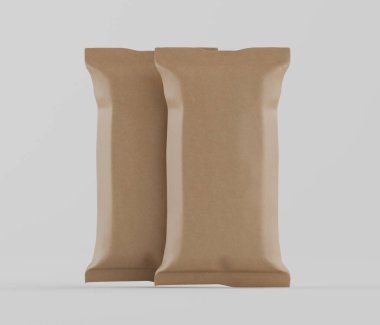 Gri arkaplanda izole edilmiş çikolata rengi, 33 renkte resimleme