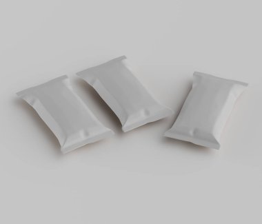 Gri arkaplanda izole edilmiş çikolata çubuğu beyaz rengi, 33 renkte resimleme