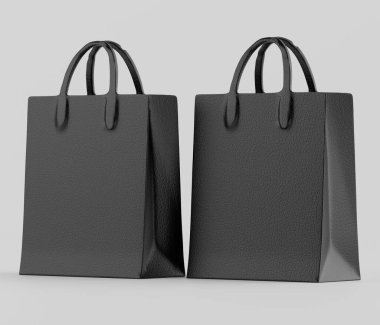 Model koleksiyonu için 3B Render Alışveriş çantası