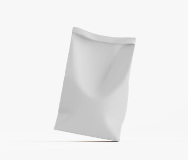 Beyaz renkli ambalaj kağıdı çizimi beyaz arkaplanda izole edildi