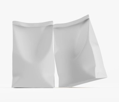 Beyaz renkli ambalaj kağıdı çizimi beyaz arkaplanda izole edildi