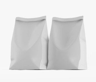 Beyaz renkli ambalaj kağıdı çizimi beyaz arkaplanda izole edildi