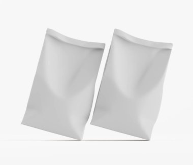 Beyaz renkli ambalaj kağıdı çizimi beyaz arkaplanda izole edildi