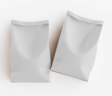 Beyaz renkli ambalaj kağıdı çizimi beyaz arkaplanda izole edildi