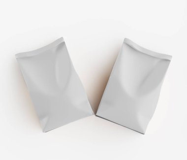 Beyaz renkli ambalaj kağıdı çizimi beyaz arkaplanda izole edildi