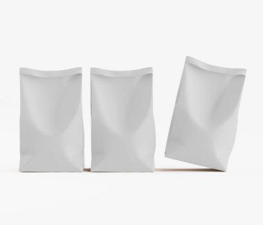 Beyaz renkli ambalaj kağıdı çizimi beyaz arkaplanda izole edildi