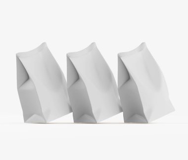 Beyaz renkli ambalaj kağıdı çizimi beyaz arkaplanda izole edildi