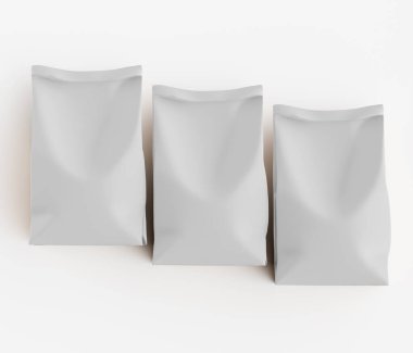 Beyaz renkli ambalaj kağıdı çizimi beyaz arkaplanda izole edildi