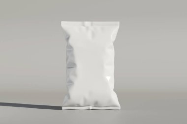 Model koleksiyonu için gerçekçi çerez kesesi paketleme 3d resimleme