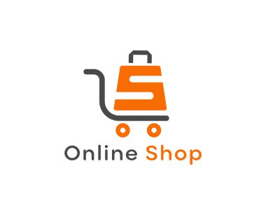 Çevrimiçi Cart logo tasarım vektör şablonları 
