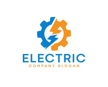 Yıldırımlı Şimşek Elektrik Logosu
