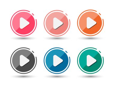 Simge simgesi ve simgeleri oynat 