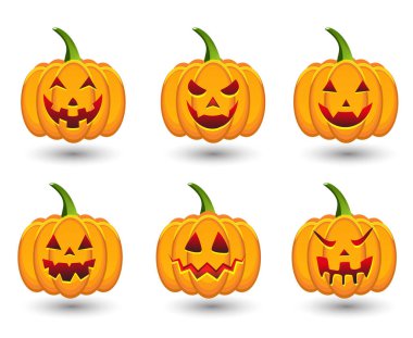 Helloween Balkabağı vektör tasarım şablonu