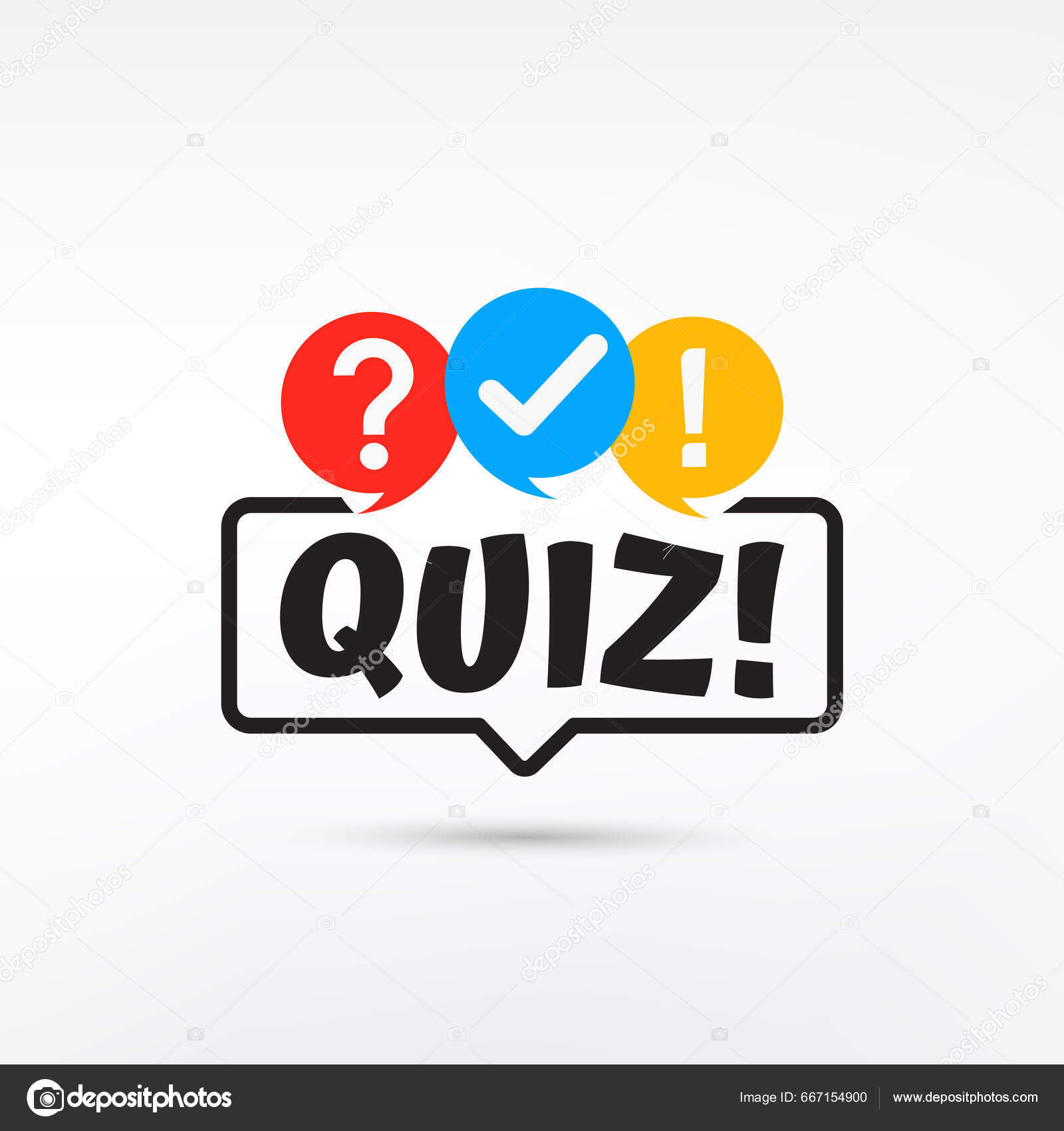 Logotipo Quiz Com Símbolos Pop Telefone Botão Quiz Concurso Perguntas  imagem vetorial de islamshafikul558@gmail.com© 667154900