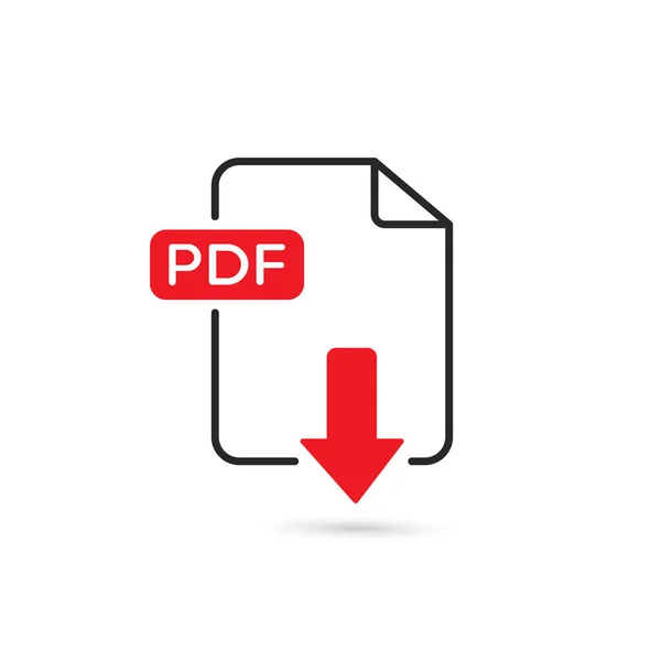 Pdf Stažení Vektorová Ikona Jednoduchý Plochý Piktogram Pro Obchod Marketing — Stockový vektor