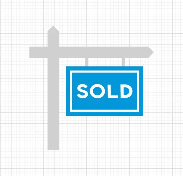 Simge satıldı. Asker burcu. Ev Satılık Emlak Tabelası ve Siyah Arkaplanda Ev