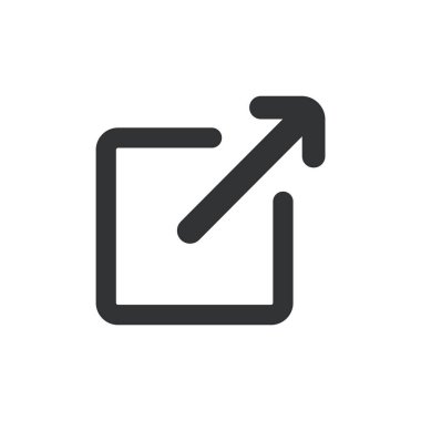  Dış bağlantı simgesi, açık sayfa simgesi