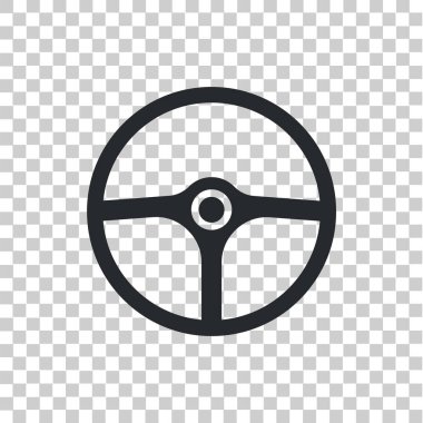 Direksiyon simgesi şeffaf ızgara