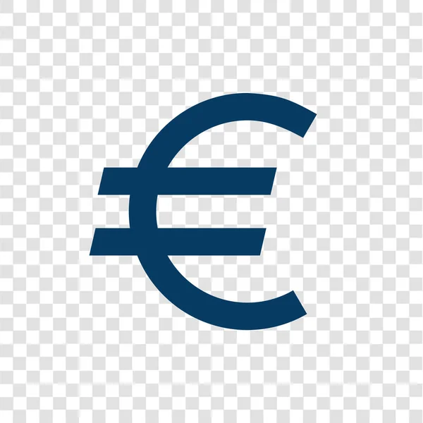 Ícone Dinheiro Euro Grade Transparente —  Vetores de Stock