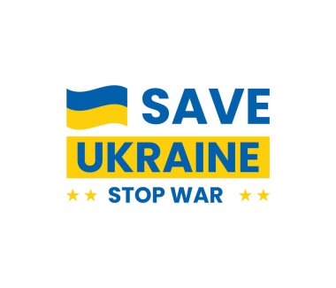 Ukrayna ve Ukrayna bayrağı dua kavramını kaydet.